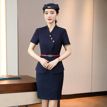 名媛职业套装女时尚气质女神范售楼部珠宝店工装女士西装套裙