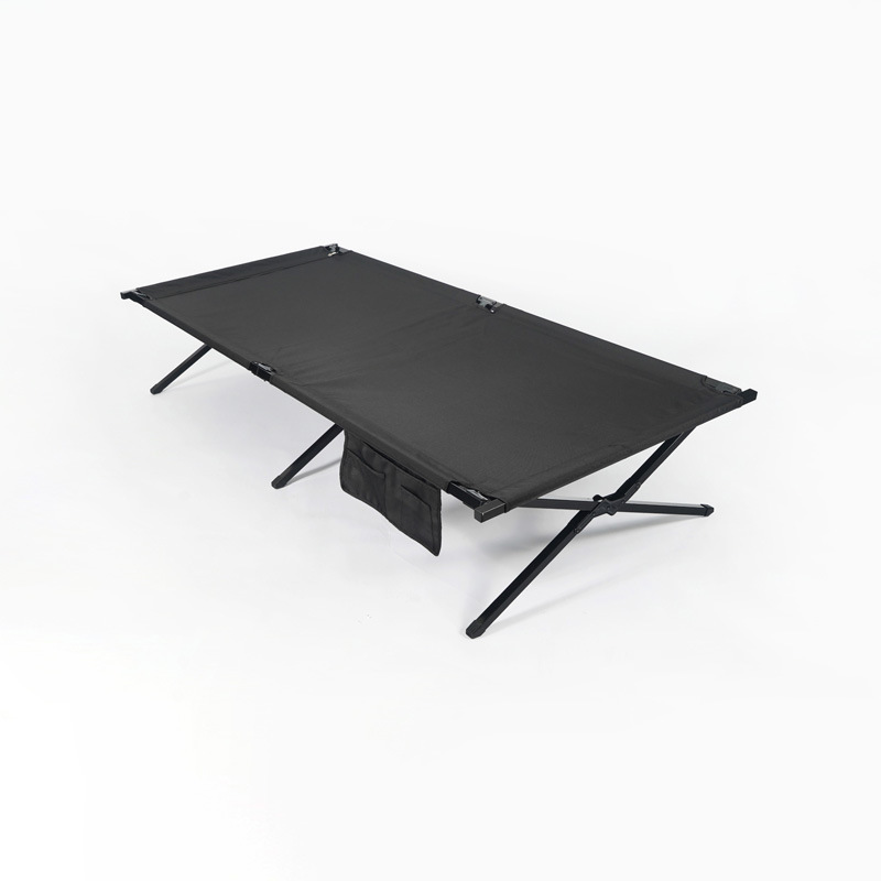 Oficina conveniente para el almuerzo Cama plegable Camping al aire libre Cama de campamento simple de socorro en casos de desastre de emergencia para una sola persona