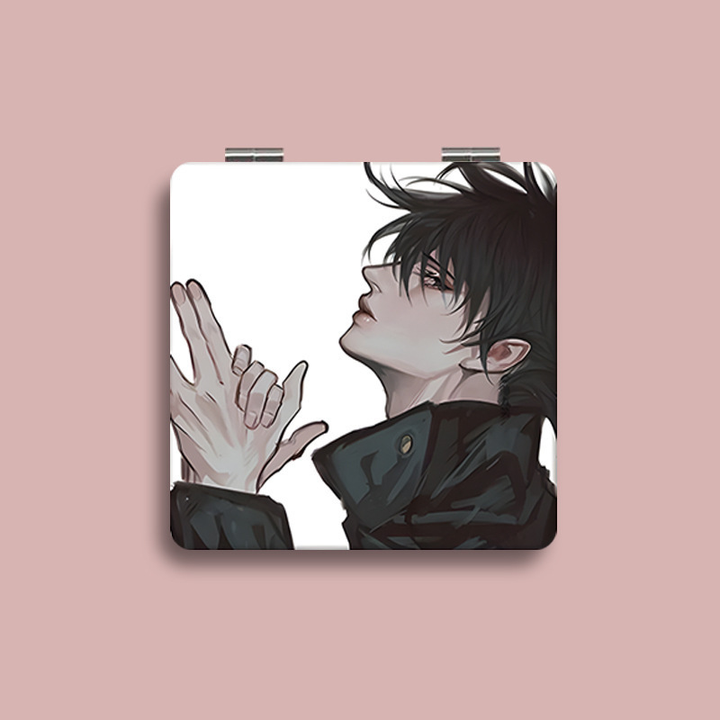 Lindo espejo pequeño Sanrio Kulomi espejo de maquillaje portátil de alto valor espejo de maquillaje portátil dormitorio de estudiantes espejo de maquillaje plegable