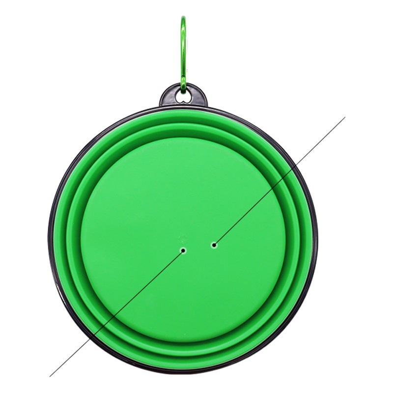 Tazón plegable de silicona para mascotas Tazón de arroz para perros Tazón de comida para perros Tazón para perros Tazón para mascotas Anti-volcado Tazón para mascotas Gatos y perros Suministros para ollas para perros