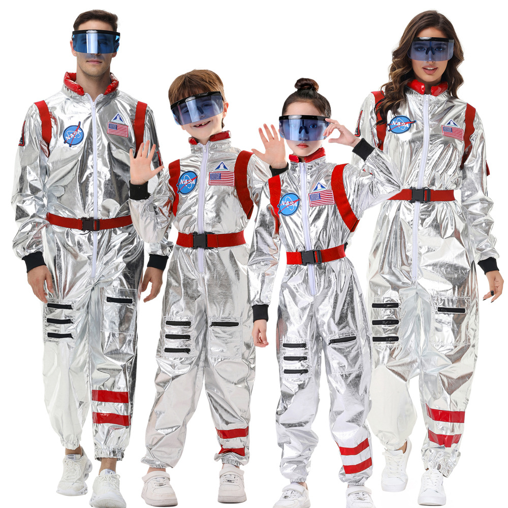 万圣节金色宇航员流浪地球太空服飞行员CoS字航员服装航天员衣服
