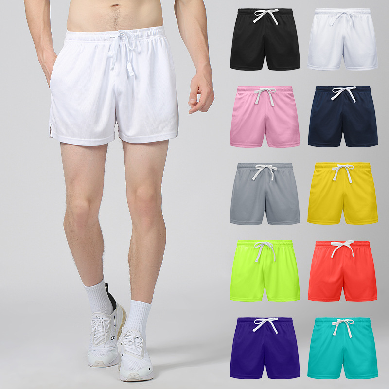 Lulu Same Style Summer Quick-Dry Ice Silk Shorts for Men and Women, Couple Casual Sports Three-Quarter Length Marathon Basketball Shorts