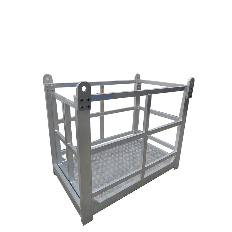 厂家供应手动式施工吊篮 铝合金吊篮 轻型船用高空作业吊篮销售