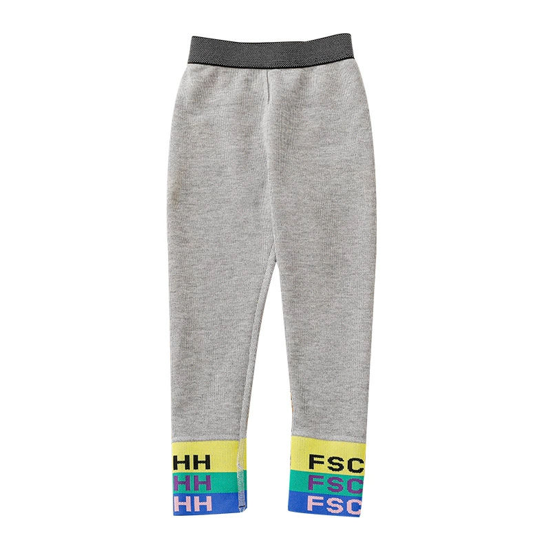 Children's leggings, elastic keep warm trousers for leisure, for teenagers, slim fit