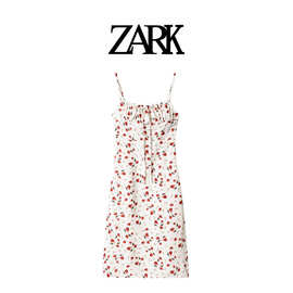 ZARK 欧美新款时尚气质潮流显瘦印花吊带连衣裙 跨境外贸女装批发