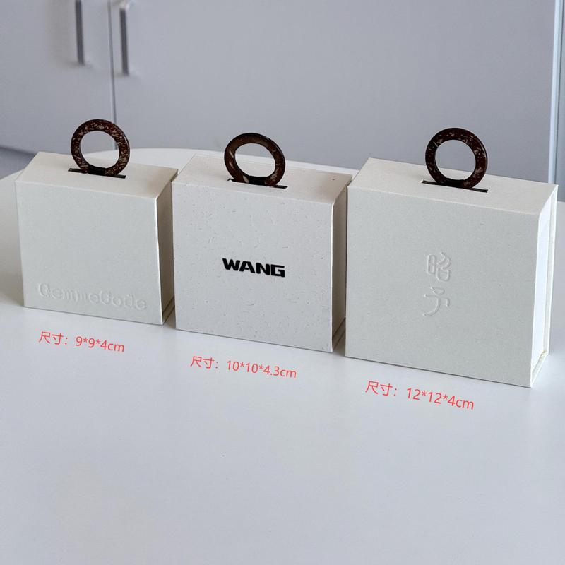 スポット新ハイエンドポータブルフリップトップ磁気クリスタルブレスレットネックレスイヤリングリングギフトジュエリーボックス|undefined