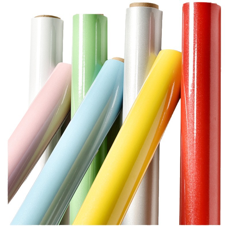 Autoadhesivo transfronterizo adhesivo gabinete renovación de muebles de cambio de color adhesivo de cubierta de cocina tablero impermeable papel de pared a prueba de aceite