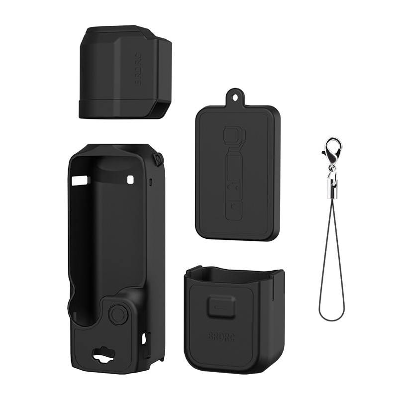 BRDRC は DJI OSMO POCKET3 シリコンケースレンズ保護カバーディスプレイフードアクセサリーに適しています|undefined