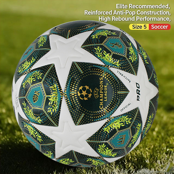 Ballon de football cousu à la machine, offrant une excellente durabilité et une bonne jouabilité._voghion.com