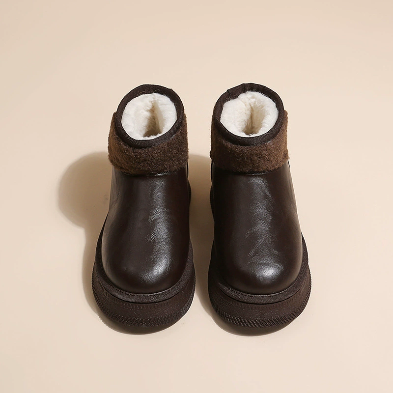 若纪 Warm winter boots, universal shoes for leisure