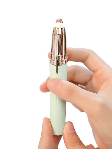 Rechargeable electric eyebrow trimmer, electric eyebrow trimmer, automatic eyebrow shaving pen, eyebrow shaving lipstick epilator for girls