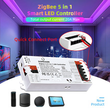 DOMRAEMZigbee���һ������LED�ƴ���ɫ��20AAlexa���ܿ��Ƶ�ɫ��
