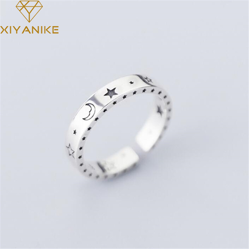 South Korea star moon index finger ring retro fivepointed star ringpicture6
