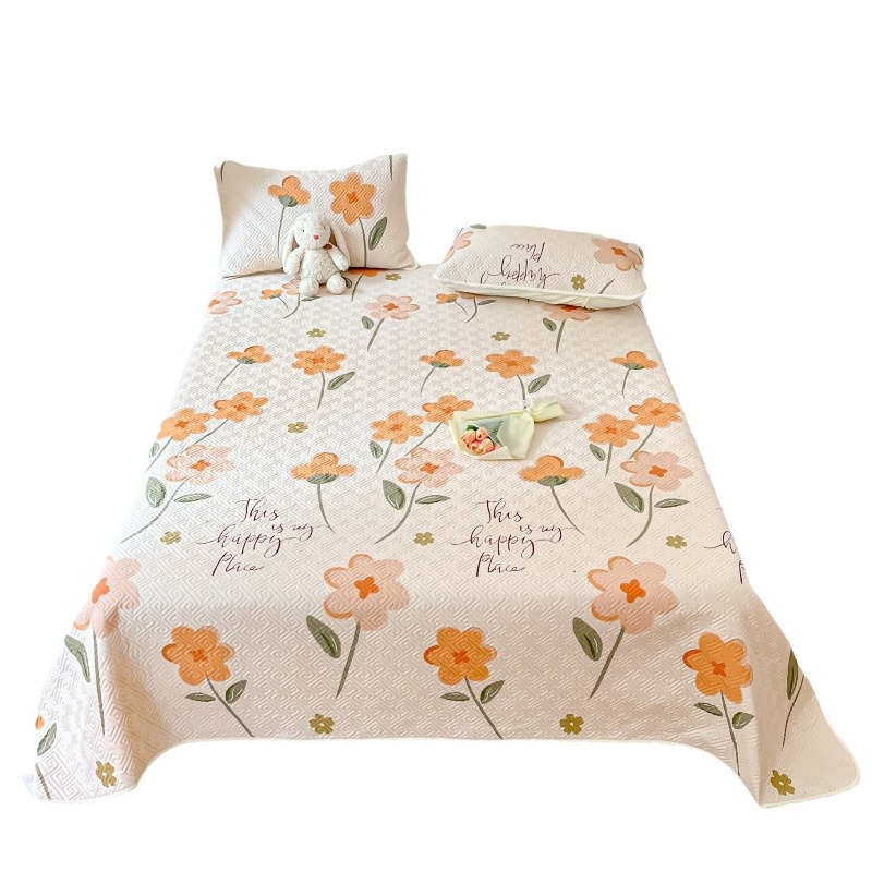 2024 nuevo producto de impresión de algodón cubierta de cama de algodón ins ventana doble cubierta de cama lavable a máquina multipieza conjunto exclusivo transfronterizo