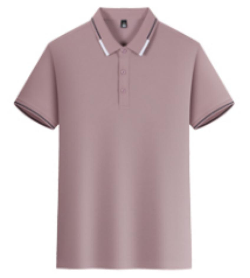 Camiseta Polo de Manga Corta con Tecnología Antibacterial de Seda Helada para Verano 2026, Color Sólido, Venta al Por Mayor