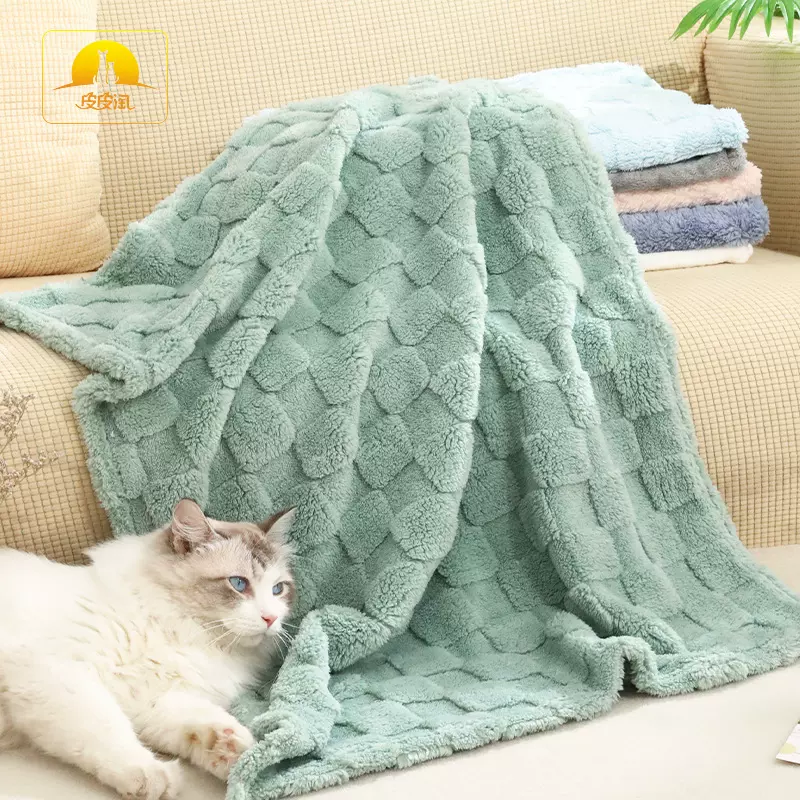 宠物毯现货睡眠保暖狗狗窝垫狗狗珊瑚绒被子宠物用品被特价批发