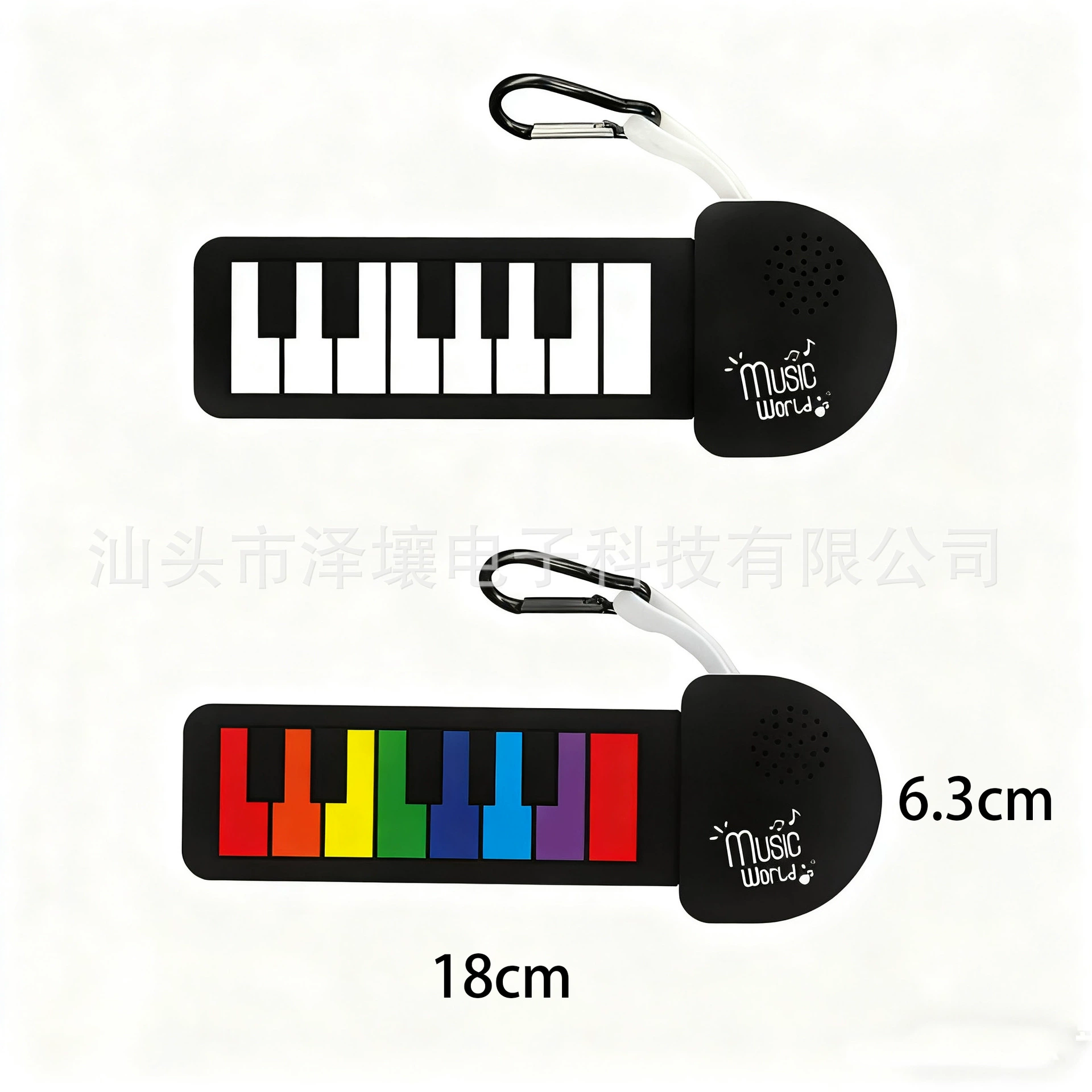 Foldable pendant, drum, drums, rainbow keychain, small cute guitar