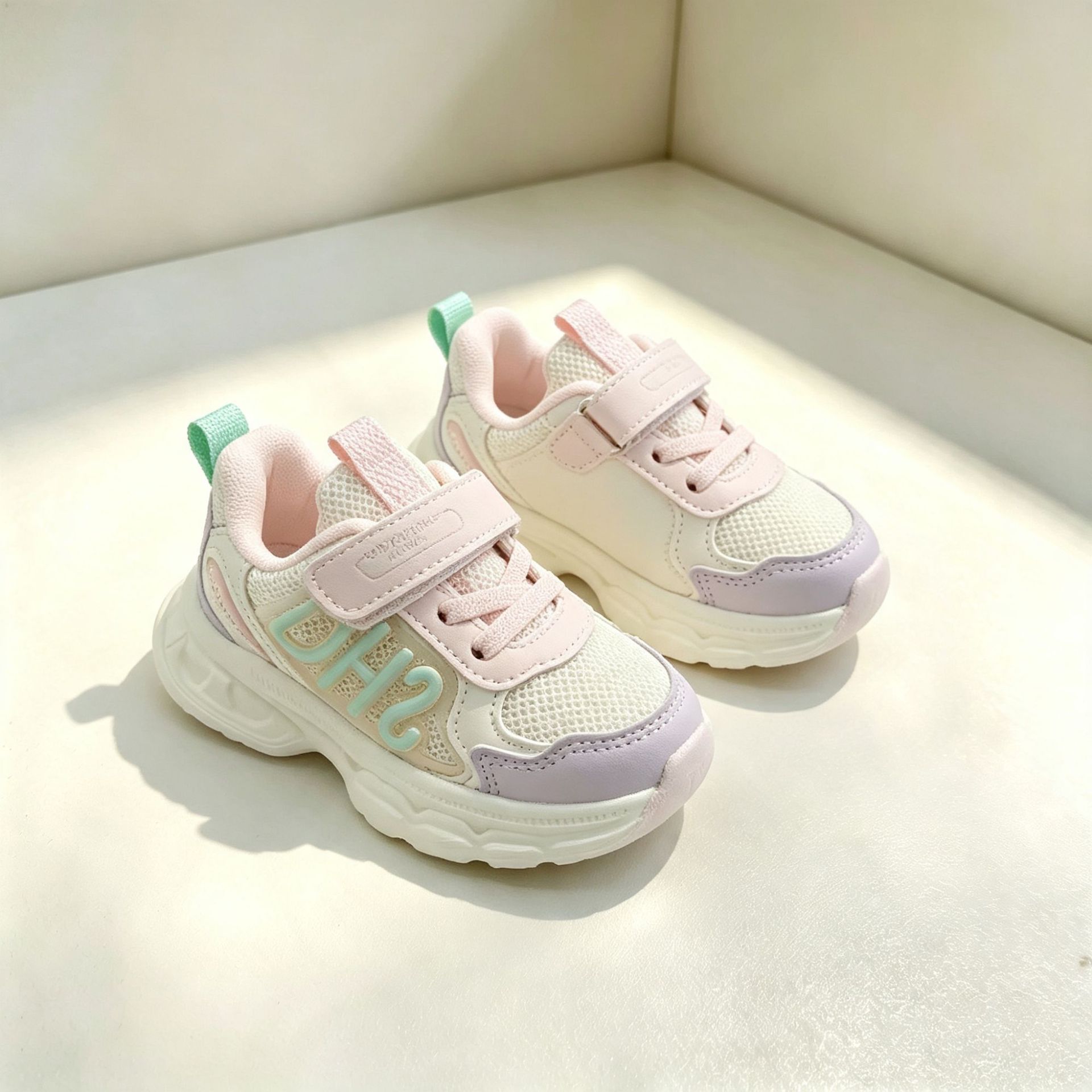 Tallas 22-26/27-31, zapatillas deportivas de doble malla para niños, zapatos transpirables de otoño para niños, zapatos para bebés, zapatos para niñas