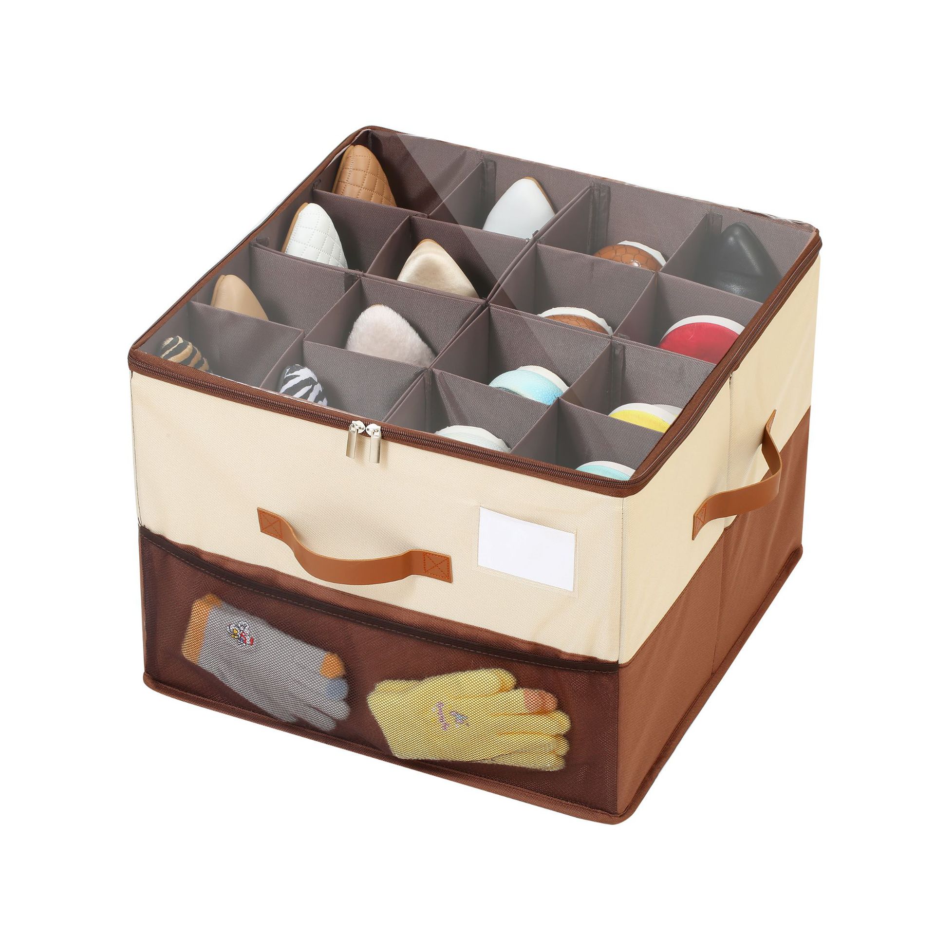 Caja de zapatos de almacenamiento de zapatos Artefacte de almacenamiento de zapatos Caja de almacenamiento de tela 16 Instalación gratuita Amazon de alta calidad