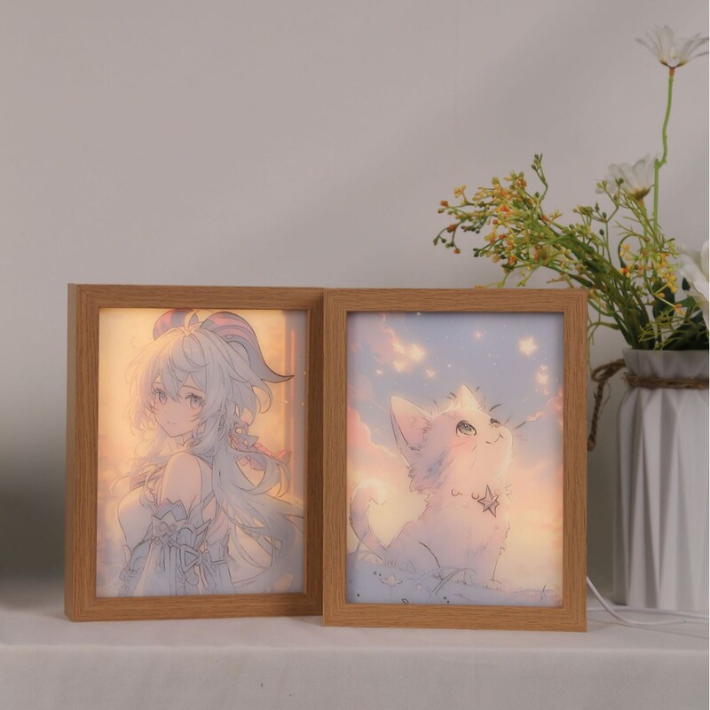 Empty Picture Frame Light Painting Creative DIY 6inch Photo Frame Valentine's Day Gift Luminous Photo Frame Source Manufacturer Wholesale Empty Picture Frame Light Painting Creative DIY 6inch Photo Frame Valentine's Day Gift Luminous Photo Frame Source Manufacturer Wholesale