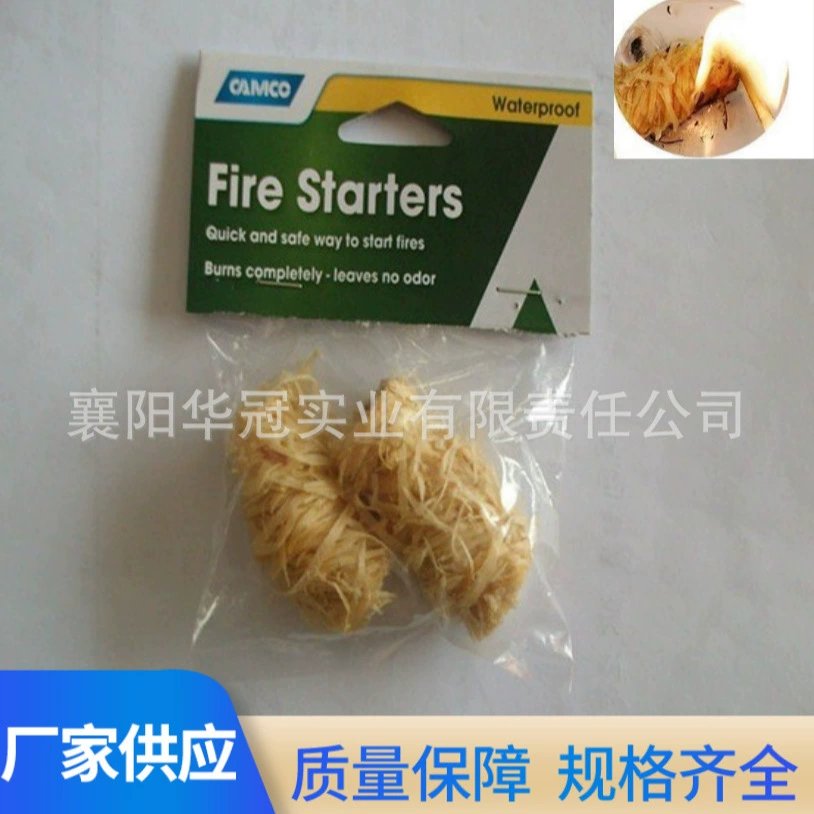 Заводская поставка восковой палочки деревянной нити рулон на открытом воздухе Пикник огонь зажигание барбекю аксессуары для печи 2/Сумка