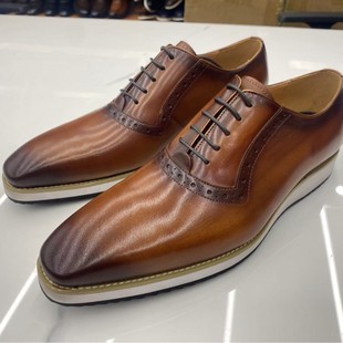 Fashionable Wedding Shoes for Business Holiday Shoes Leather