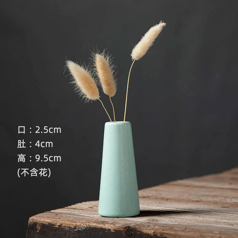 景德镇陶瓷小花瓶ins风卧室水培植物客厅摆件插花干花手工装饰品|undefined