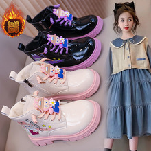 Ůͯ�R��ѥ2025�ﶬ�ӽq��ͯ��ͨ��Ƥ����ѥ�д�ͯ�r��ƴɫ��ѥ��