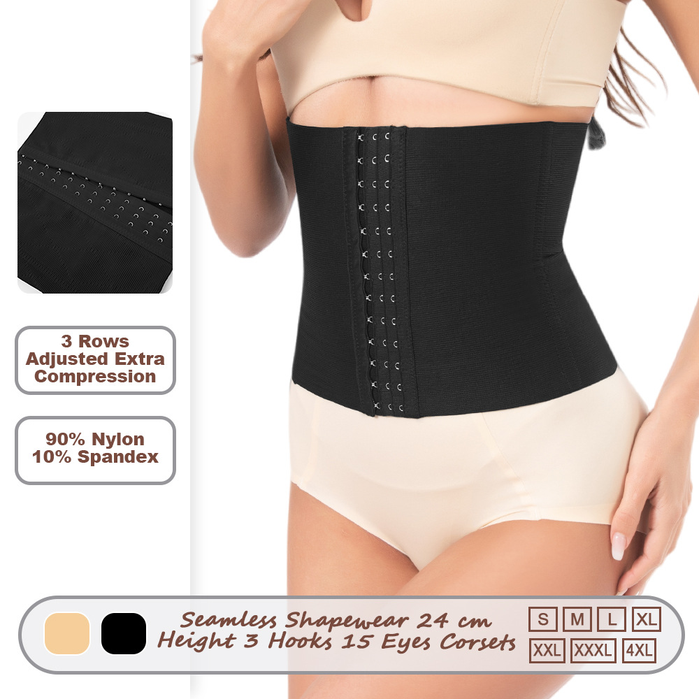 Zhanrun transfronterizo 888 tres breasted ajustable deportes de la cintura sello de hueso de acero de Cintura Alta Seamless reparación postparto vientre conformación image 6