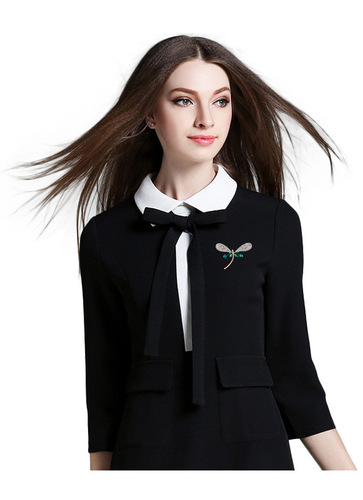 European and American Fashion Crystal Dragonfly Brooch Bouquet Animal Pin, Fashion Women's Clothing Brooch Wholesale