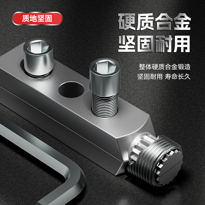 Nueva válvula de ángulo de grifo doméstico extractor de alambre roto herramienta de hardware explosiva gran extractor de alambre roto de válvula de ángulo completo