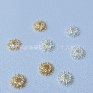 14K����僽���yɫ��ɫ�ʯ��������diy�ֹ�������朶��h�����