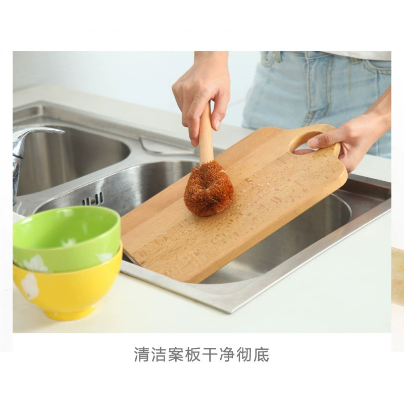 椰子棕刷 厨具 直接供应 不粘油 清洗 盘子 长柄 不粘油 洗碗 刷子 刷具
