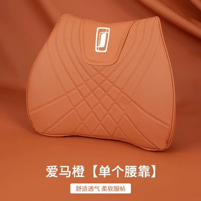 Waist Support, Neck Pillow, Waist support - single-lumbar-support-love-horse-orange-pentium