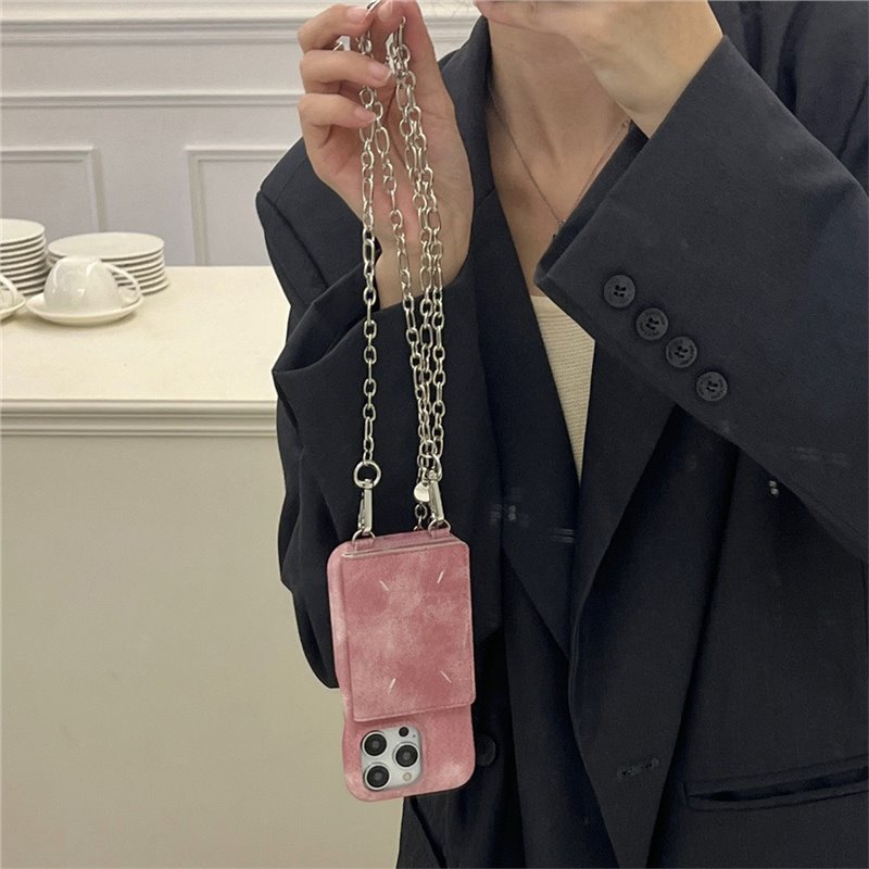 Hand-stitching card crossbody-sand powder