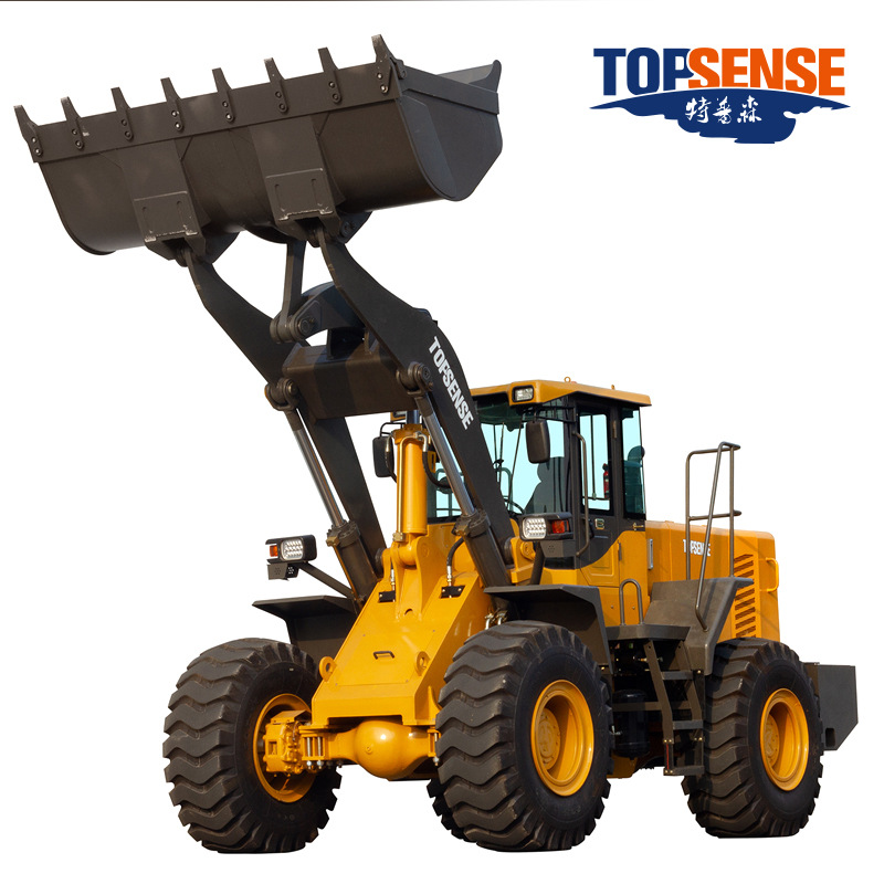 全新特普森5吨挖掘机大型工程机械用挖土机四轮驱动强劲动力铲车