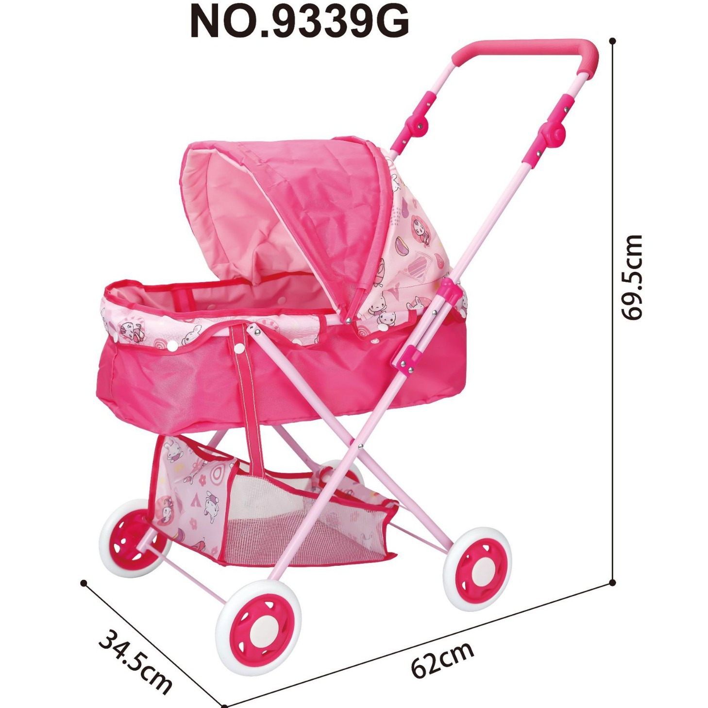 Comercio exterior Amazon transfronterizo infantil simulación carro con mesa de comedor muñeca empuje juguetes de carro de niña grande