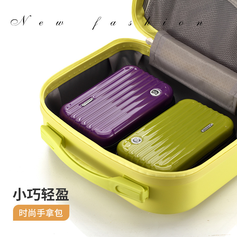卸売りPC化粧バッグ7インチ航空携帯型携帯型ハードケース洗面バッグミニ高颜値防水収納バッグ