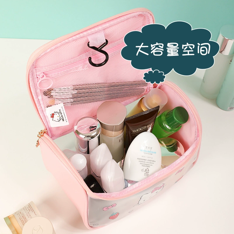 Косметичка Hello Kitty, вместительная водонепроницаемая сумка‑органайзер, высокое качество