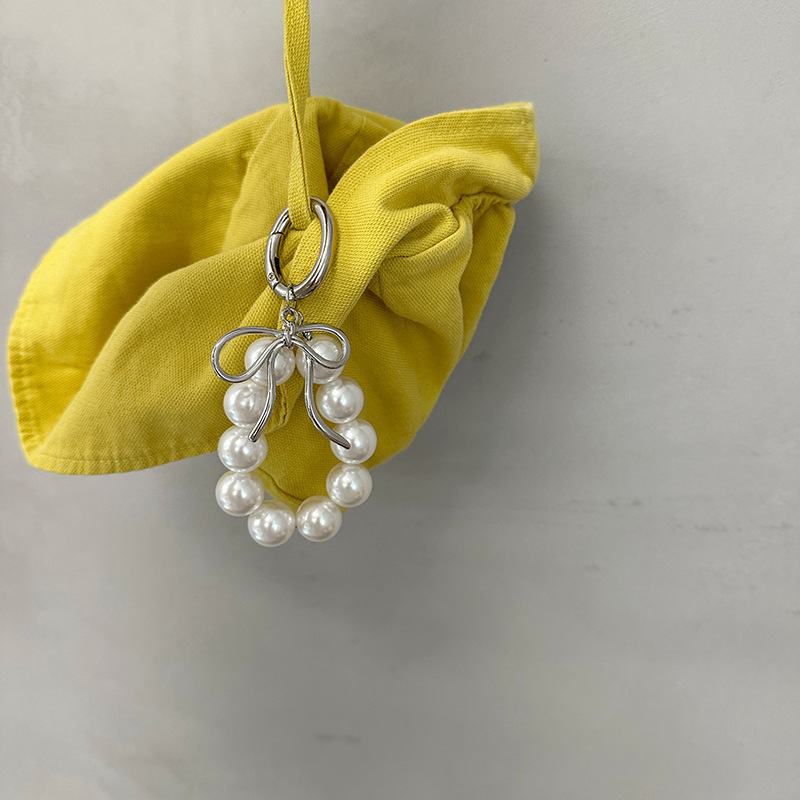 23g Weight Bag Pendant, Keychain Classification 1 Piece Quantity Holiday, Banquet, Travel Occasion Resin Material Bow Knot Pattern Plating Design Casual, Elegant, Lady Style 1 Piece Casual Elegant Lady Bow Knot Resin Plating Bag Pendant Keychain 14