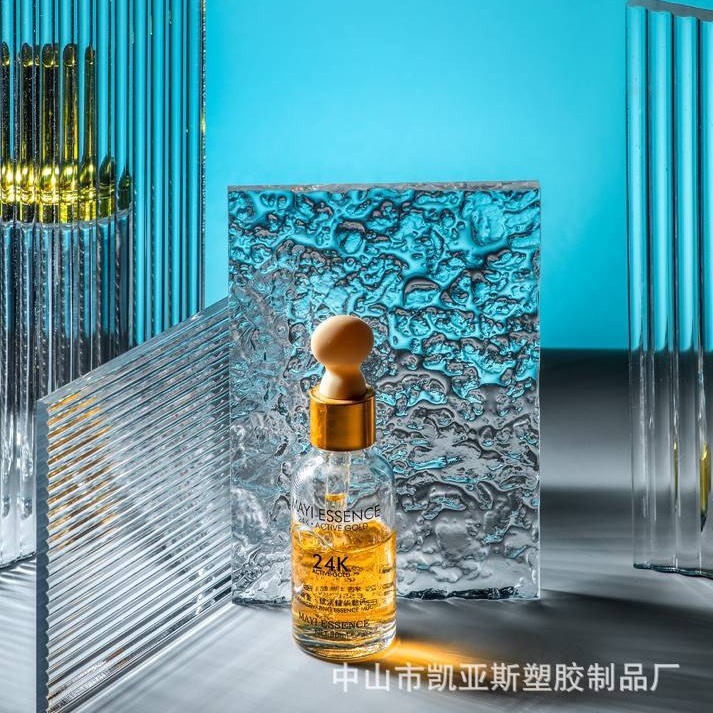 透明亚克力石头纹厚板激光切割雕刻抛光加工有机玻璃