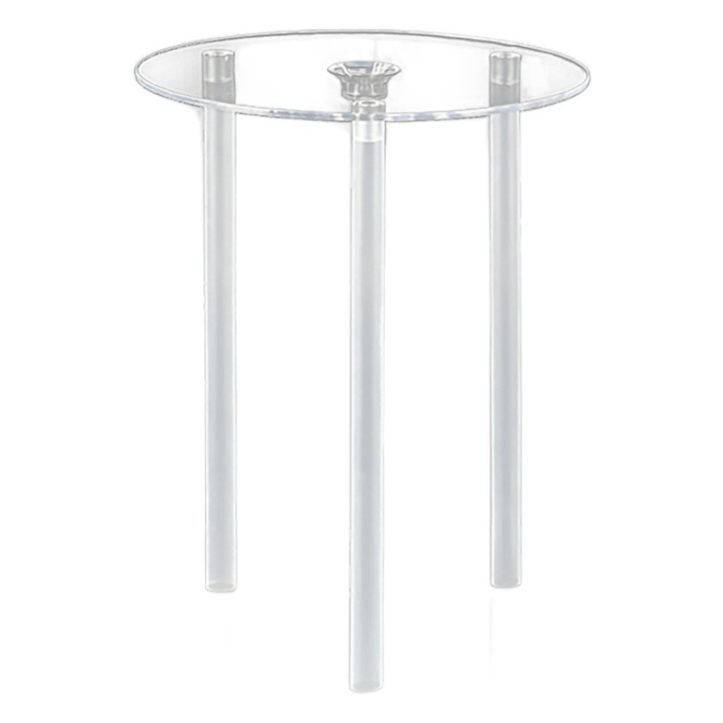 Pastel de soporte de la viruta de múltiples capas de la Junta de pilotaje de 6 pulgadas de 8 pulgadas de 10 pulgadas transparente Marco de soporte de suspensión de dislocación