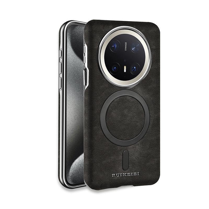 适用华为Mate70手机壳70Pro电镀磁吸皮套肤感商务时尚60Pro+轻奢|undefined