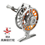 蚁王前打轮BSA1/2高脚全金属带泄力倍速轮速比轮谷麦逗钓渔线轮