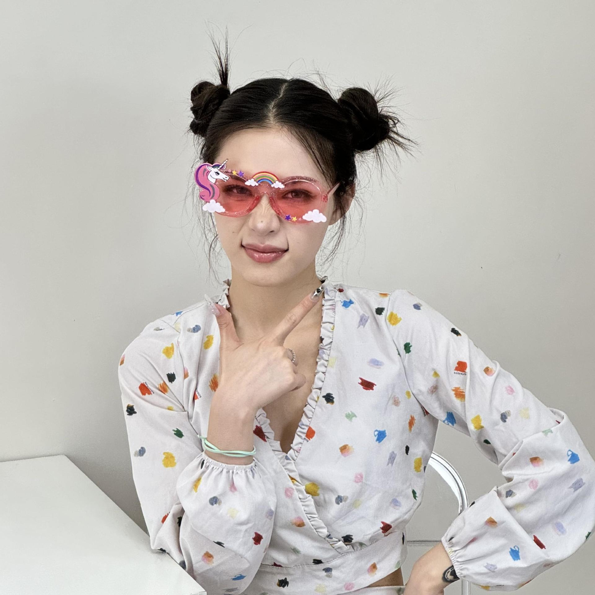 Gafas de Fiesta con Tema de Animales de Plástico ABS para Fiesta Temática y Bailes