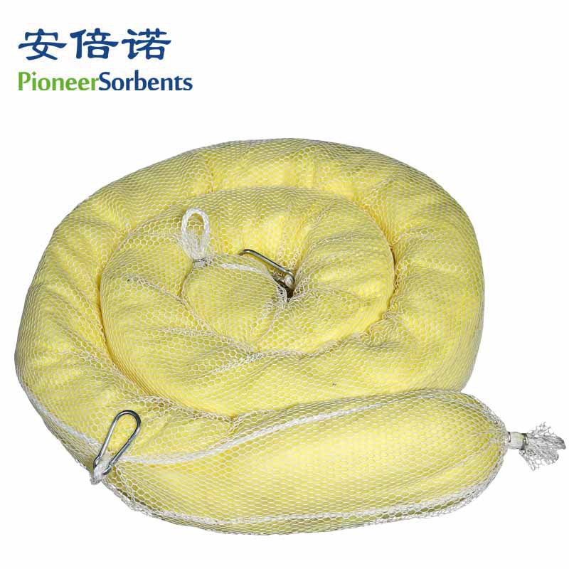 吸液袜拦液绳混合液体吸液索 吸酸索化学品液体围油栏吸油棉