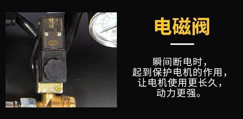Silent air compressor, oil-free air compressor, high-pressure woodworking spray paint portable 220v air pump