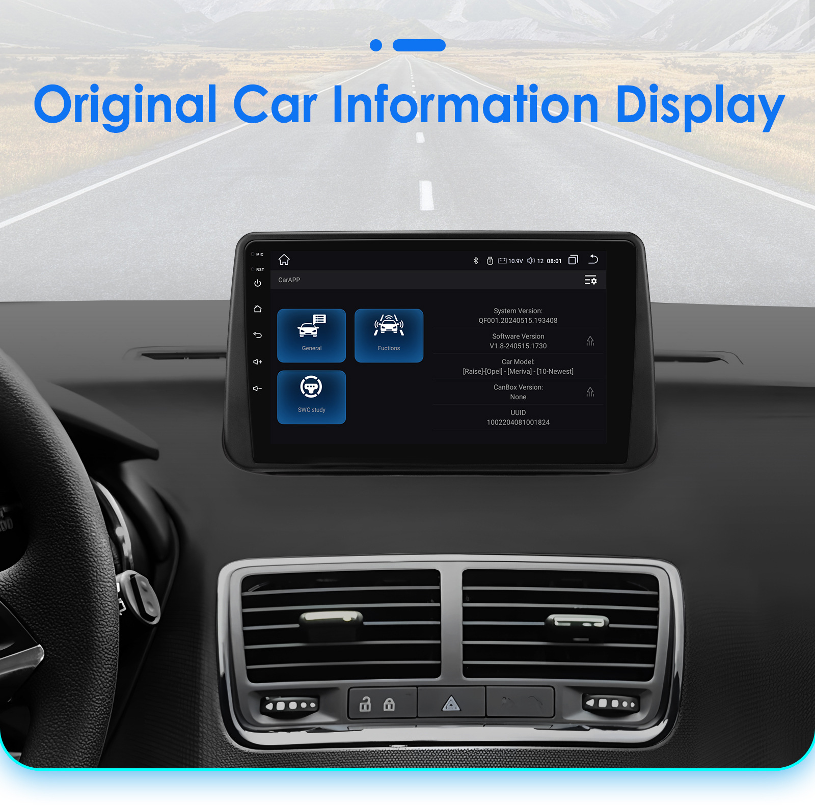 9inch Suitable for 09-14 Opel Meriva Android Smart Large-Screen Car Bluetooth Gps Navigation All-In-One Machine