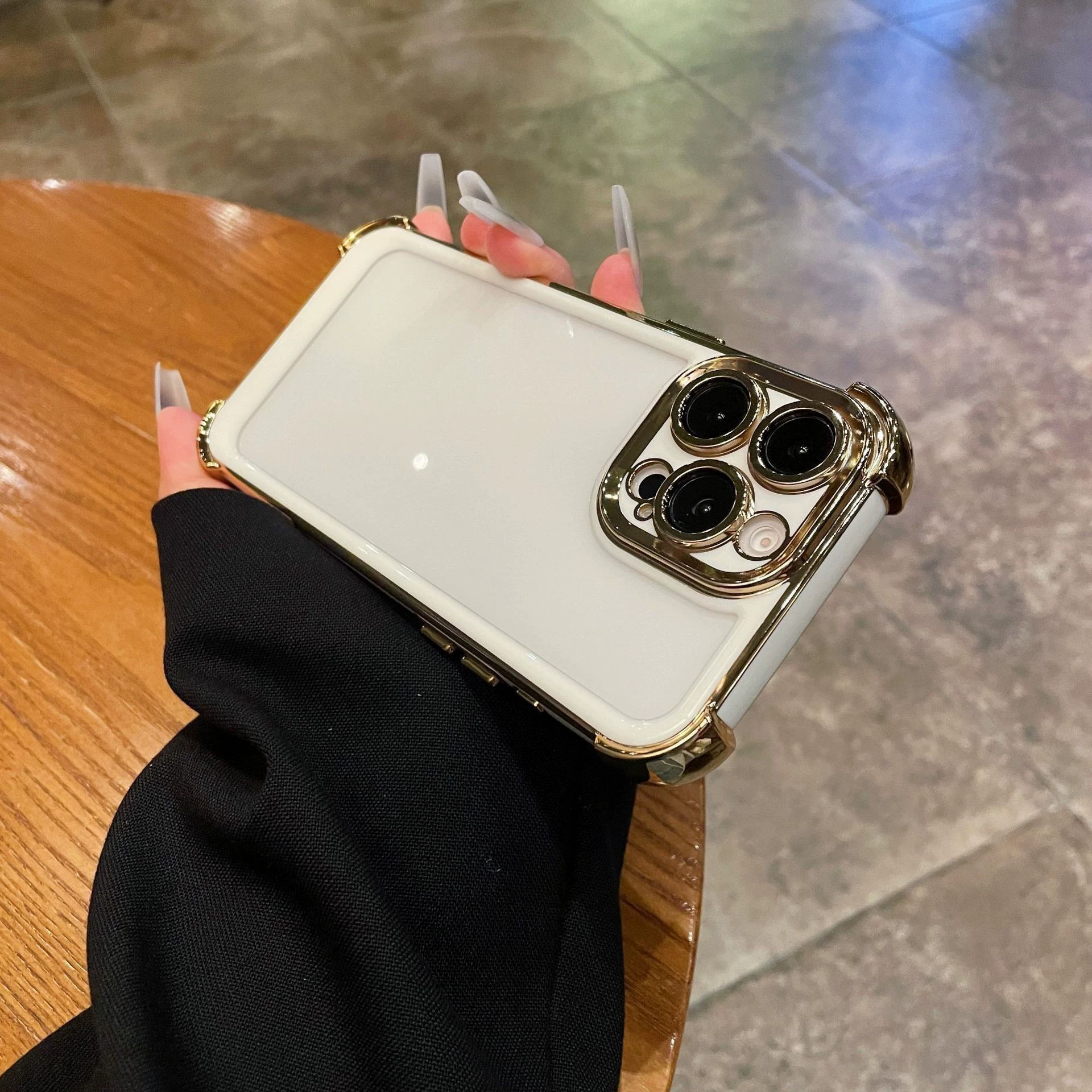 Apple, двуцветный чехол для iPhone 16 из акрила, совместимый, 16 Pro Max, защита от падений