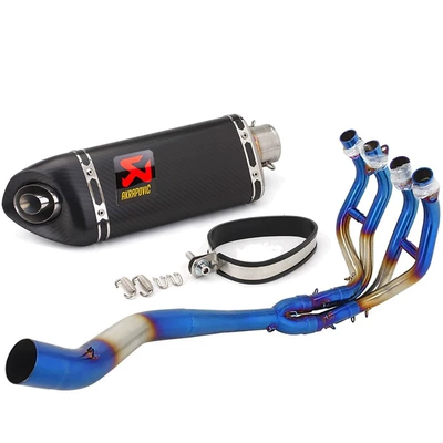 section and tail section modification – Motorcycle exhaust pipe - full-set-b